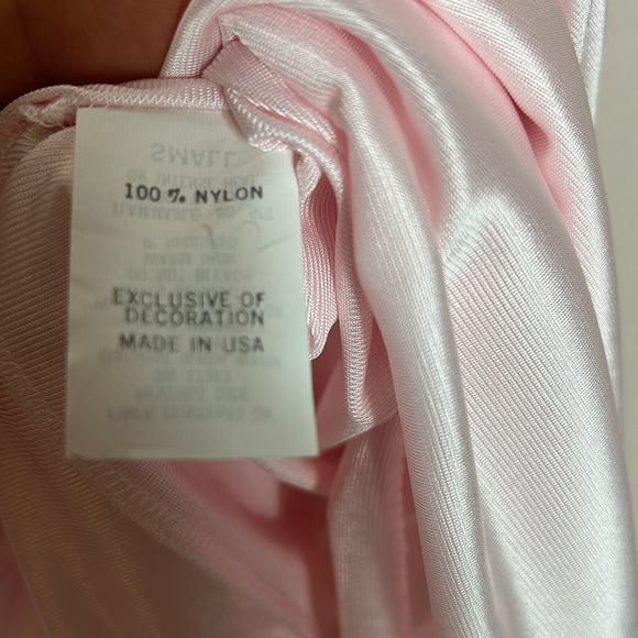 Set of Komar Vintage Light Pink Embroidered Chemise and Robe size small - Picture 13 of 14